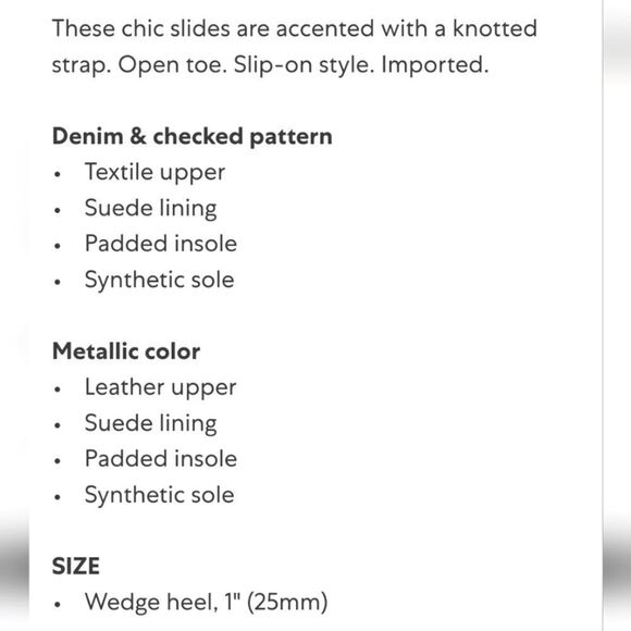 Jack Rogers Dorothy Bow Comfort Slide in Blue and White Gingham - Picture 7 of 7